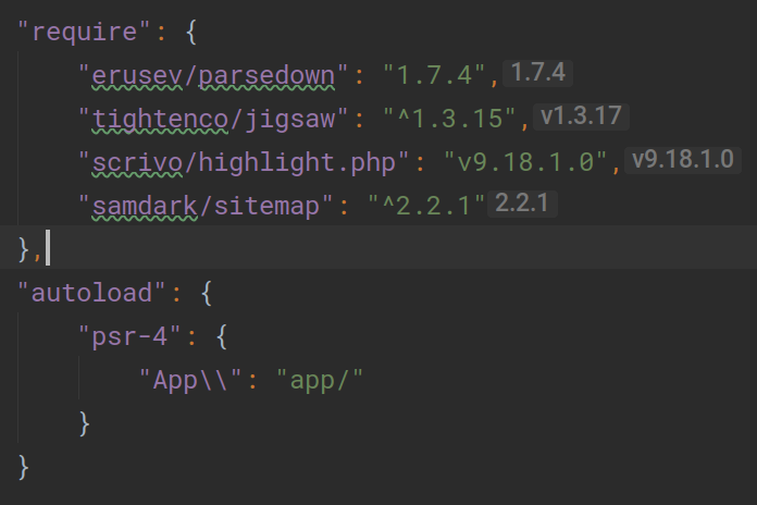 phpstorm composer